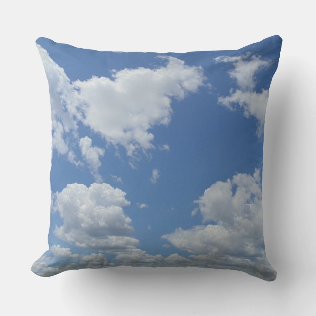 Cloud Sleeping Blå himmel Soffa Bed Couch Throw Kudde (Framsida)