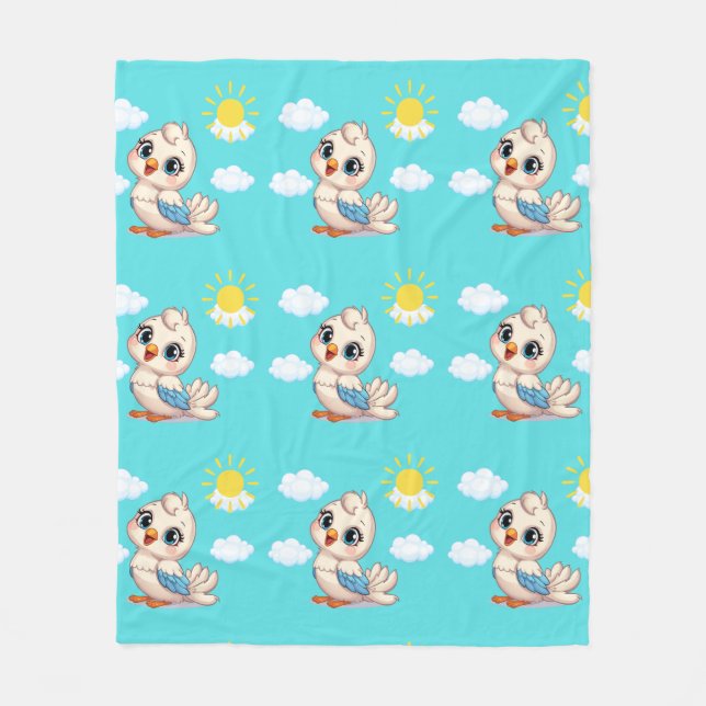 Cloud & Song Kids Fleece Blanket (Framsidan)