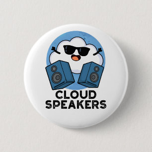 Cloud Speakers Funny Weather Pun Knapp