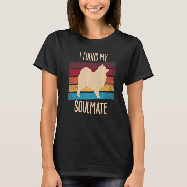 Cloud Spitz German Spitz Retro 12 T Shirt (Framsida)