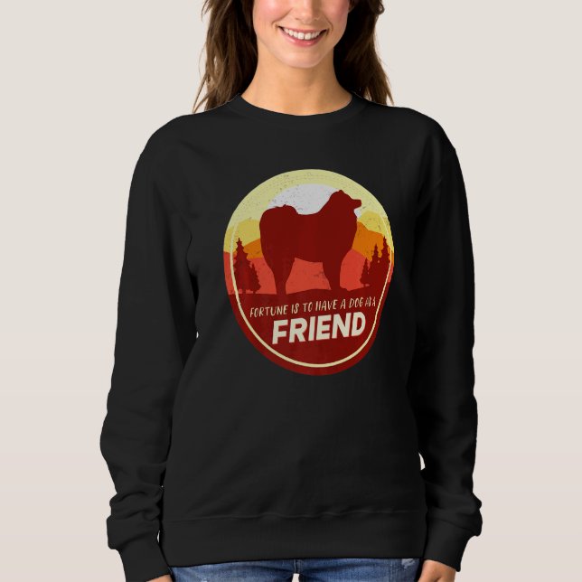 Cloud Spitz German Spitz Retro 3 T Shirt (Framsida)