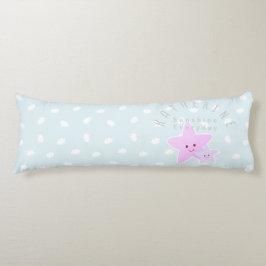 Cloud Stars Baby Pastel Blue Kroppskudde