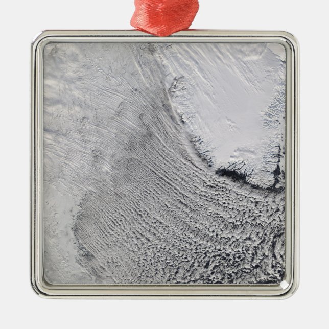 Cloud Streets i Labrador Sea Julgransprydnad Metall (Framsidan)