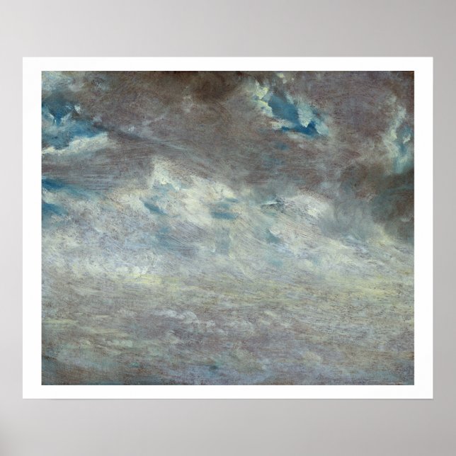 Cloud Study, 1821 (olja ombord på pappert fartyg) Poster (Framsidan)