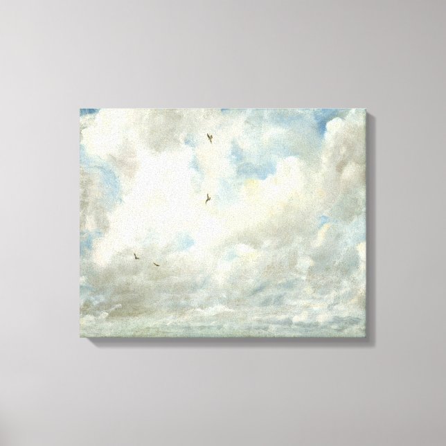 Cloud Study, 1821 (olja på papper ombord) Canvastryck (Framsida)