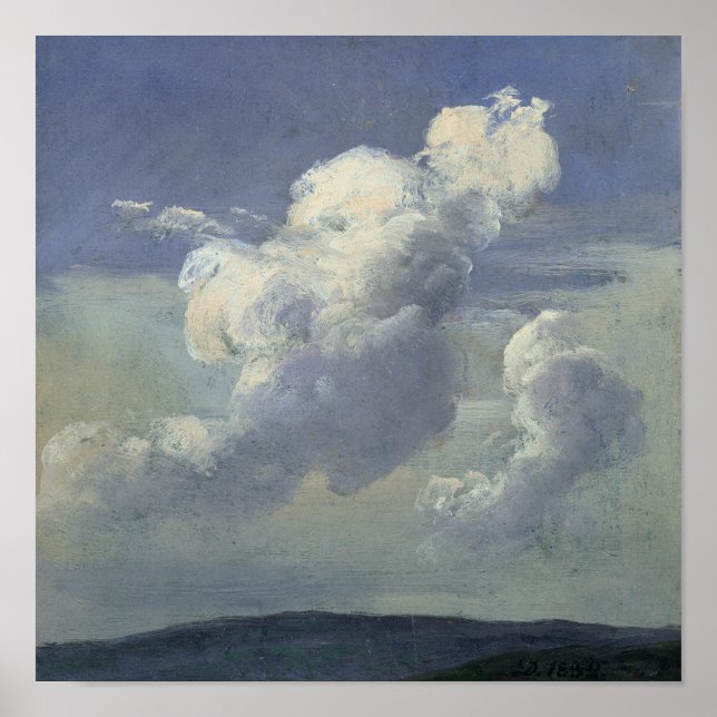 Cloud Study, 1832 Poster (Framsidan)