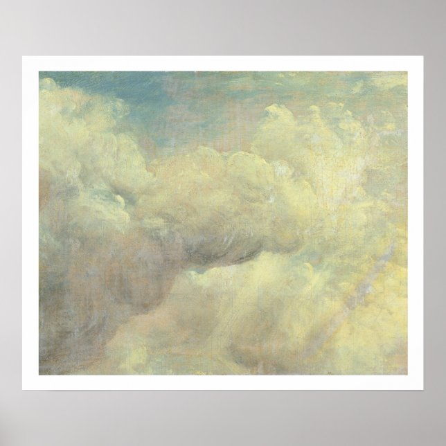 Cloud Study, c.1821 (olja på canvas) Poster (Framsidan)