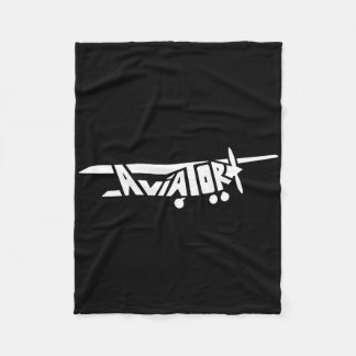 Cloud Surfing Apparel Pilot Aviator Flygplan Förha Fleecefilt