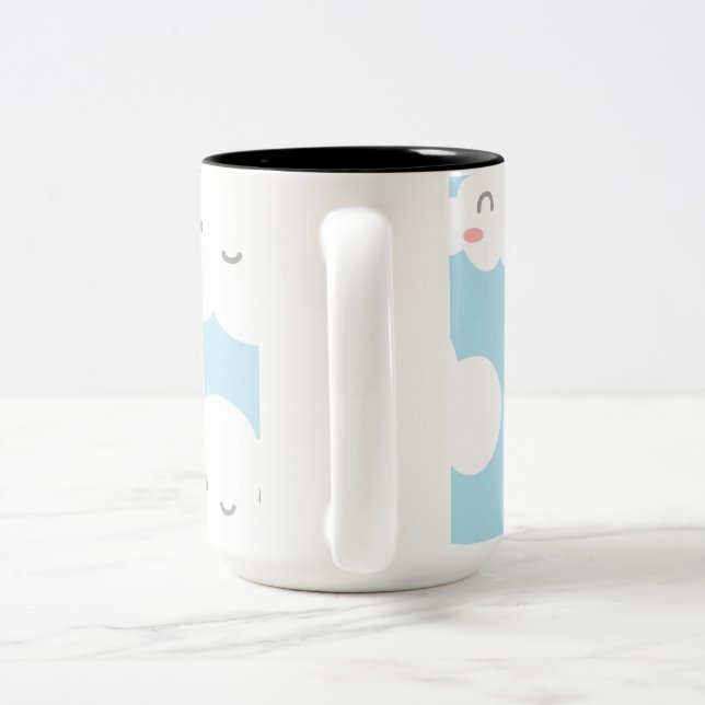 Cloud Theme Classic Mugg (Handtag)