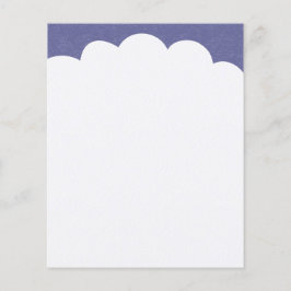 Cloud Toppar - Lila Grått Flygblad