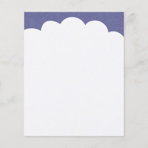 Cloud Toppar - Lila Grått Flygblad