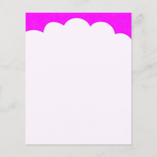 Cloud Toppar - Magenta Flygblad