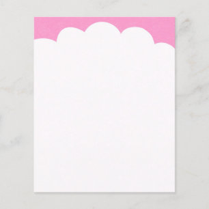 Cloud Toppar - Rosa Flygblad