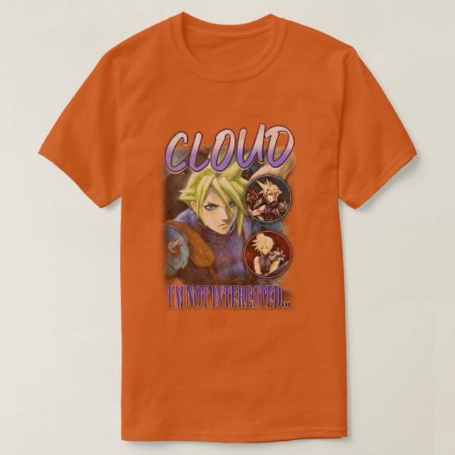 Cloud Vintage Rapper Tee (Design framsida)