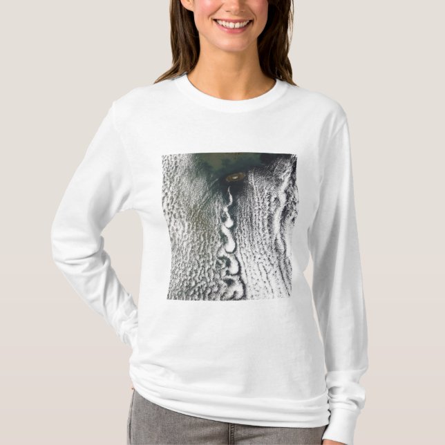 Cloud vortices off Cheju Do, Sydkorea Tröja (Framsida)