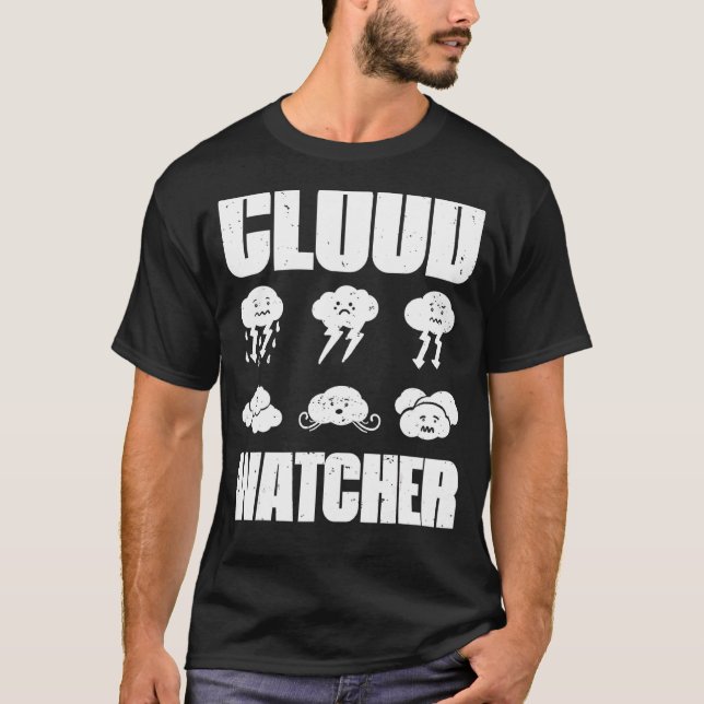 Cloud Watcher Weather Weatherman Meteorolog for fo T Shirt (Framsida)