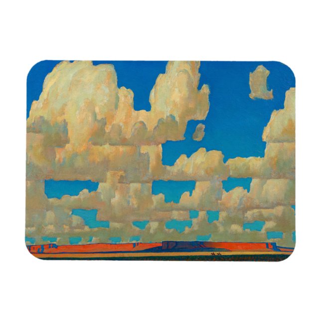 Cloud World av Maynard Dixon Magnet (Horisontell)