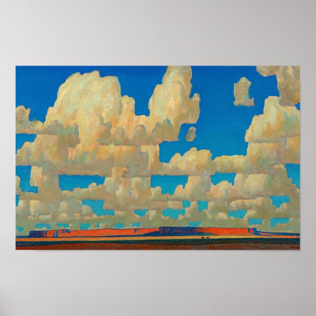 Cloud World av Maynard Dixon Poster (Framsidan)