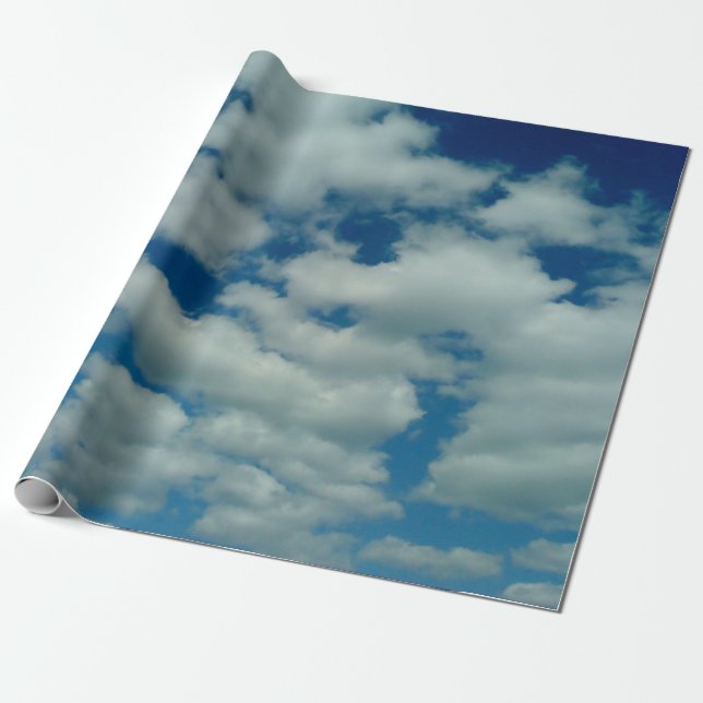 Cloud Wrapping Papprare Presentpapper (Utrullad)