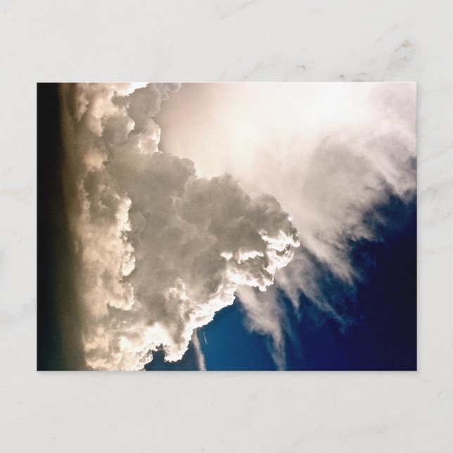 "Cloudburst" Vykort (Framsida)