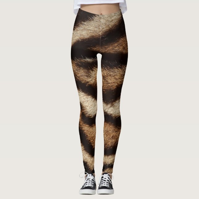 Clouded leopard päls, exotic mönster. leggings (Framsida)