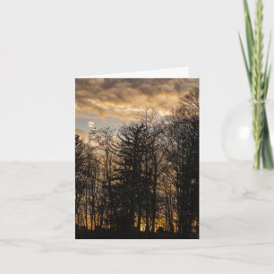 Clouded Sunset Kort