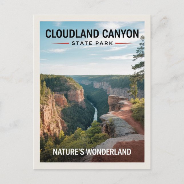 Cloudland Canyon State Park Vykort (Framsida)