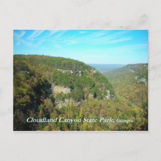 Cloudland Canyon State Park-vykort Vykort