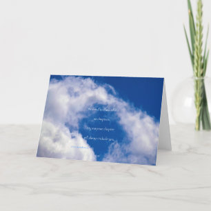 "Clouds #93" med dikt: Överraskning Kort