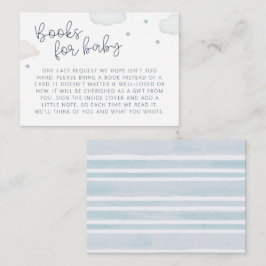 Clouds And Stars-böcker för baby inledande kort