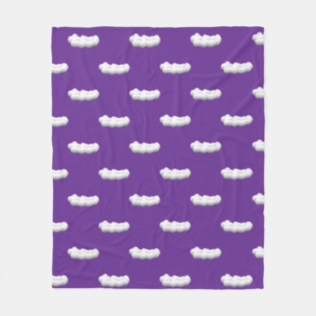 clouds Baby Baby Blanket Fleecefilt (Framsidan)