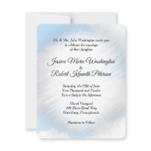 Clouds bröllopsinbjudningar