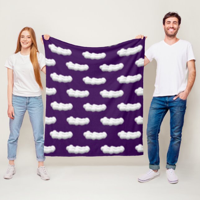 clouds Fleece Blanket (På plats)