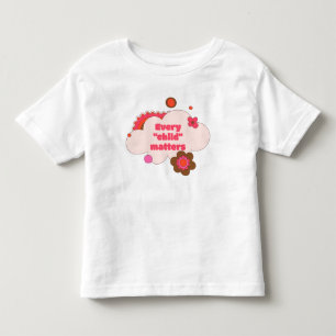 Clouds Flowers 80 s 90-tal Stil Red T Shirt