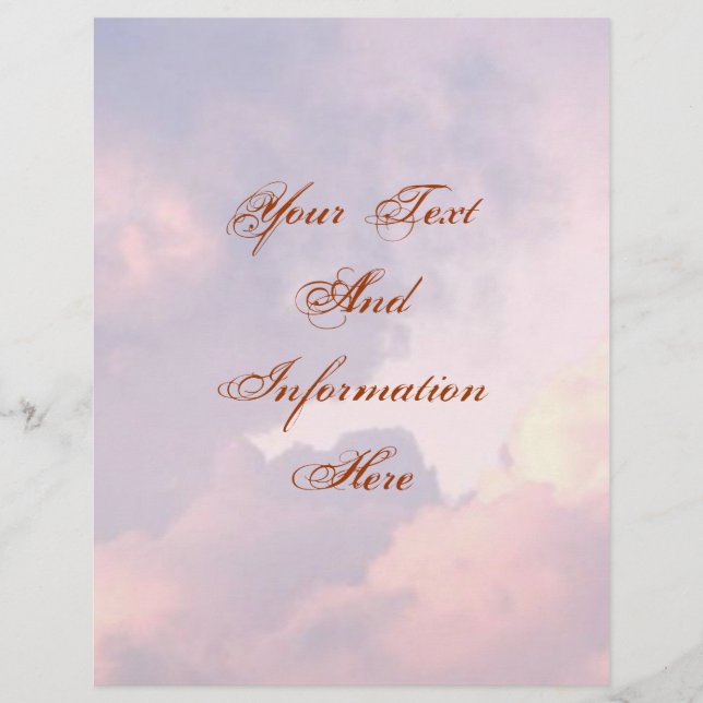 Clouds Flyer (Framsidan)