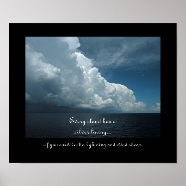 Clouds Funny De Motivational Poster 2 (Framsidan)