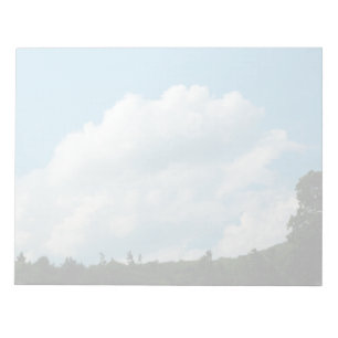 Clouds Meet Träd Anteckningsblock