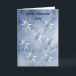 Clouds Personlig Son Birthday Kort<br><div class="desc">Kortmoln med stjärnor, son-kort. Anpassa det här födelsedagskortet med valfri text och skriv sedan ut det och skicka det till dig eller ladda ned det direkt till din mobila enhet. Om du behöver hjälp med att anpassa kontaktar du oss genom länken på den här sidan. Cloud Design personlig Sson-födelsedagskort som...</div>