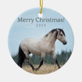 Cloud's Pride: Pryor Vild Mustang Ornament