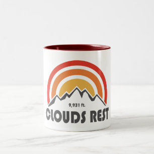 Clouds Rest Mountain Yosemite Två-Tonad Mugg