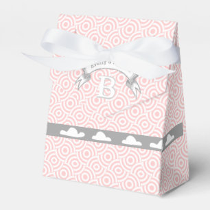 Clouds Rosa Wedns favoritbox Monogram Namn Presentaskar
