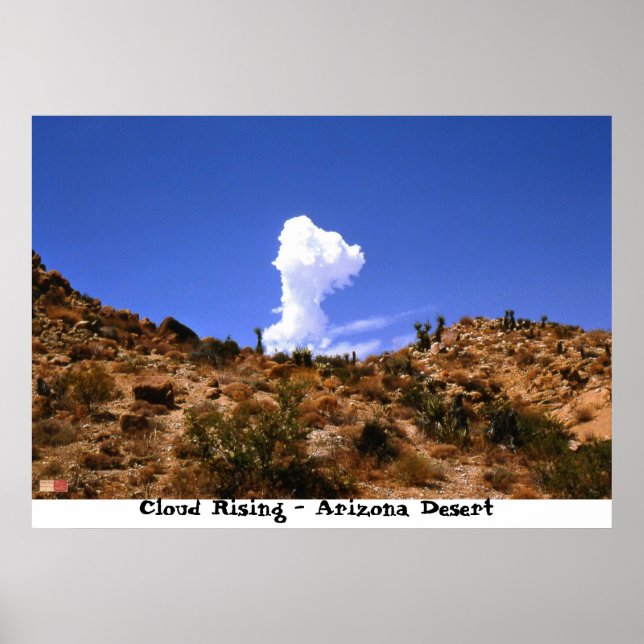 Clouds Stigning - Arizona Desert Poster (Framsidan)
