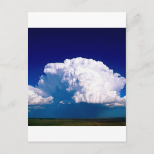 Clouds Thunderhead Sidney Nebraska Vykort