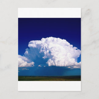 Clouds Thunderhead Sidney Nebraska Vykort