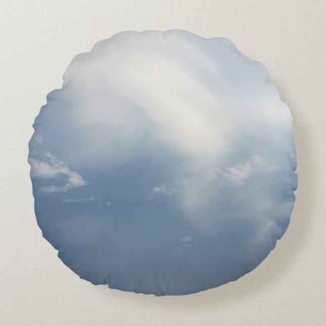 Cloudscape 3 rund kudde (Framsidan)