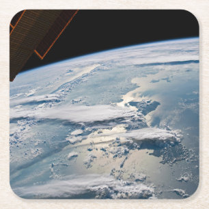 Cloudscapes Around Sumatra, Indonesien. Underlägg Papper Kvadrat