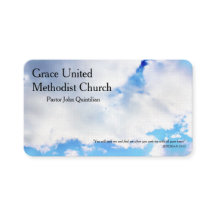 Cloudy Blå himmel Christian Minister Pastor