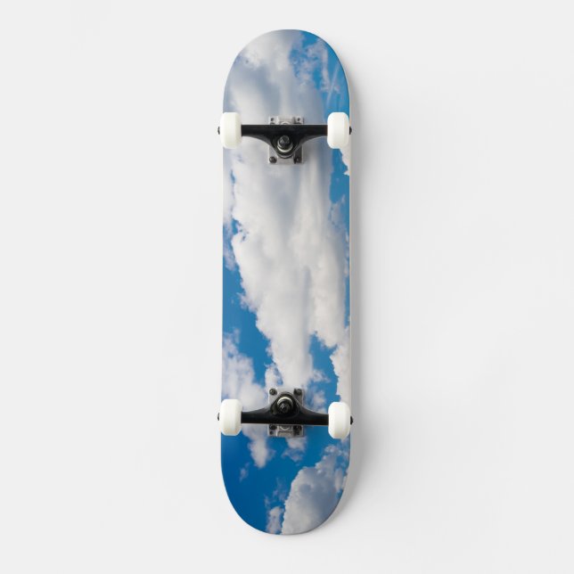 Cloudy blå himmel skateboard bräda 20,5 cm (Framsida)