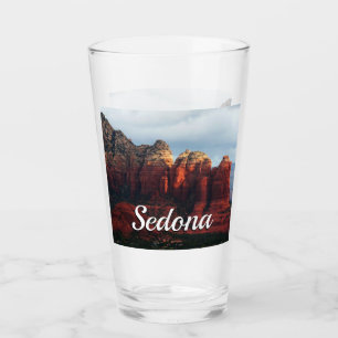 Cloudy Coffee Pot Sten i Sedona Arizona Glaskopp