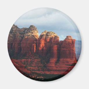 Cloudy Coffee Pot Sten i Sedona Arizona Magnet